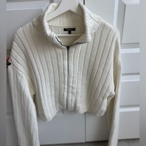 Malbon Zip-Up Cardigan